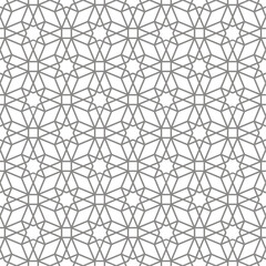 Seamless abstract geometric pattern in Arabic style