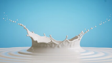 Milk splash photography, dairy product, liquid motion, food and drink concept
