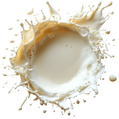 Milk splash design element