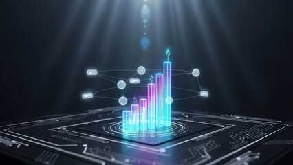 Instant threedimensional graphic representations of machine learning results for business decision making
