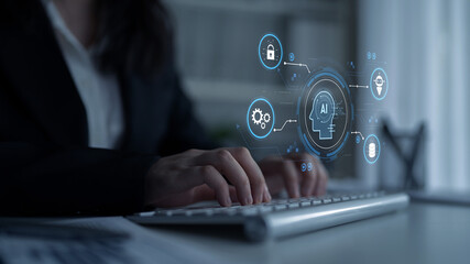 AI security and data ecosystem integrate ai, data, and security into one connected system for automation, protection, and efficient digital processes Latch