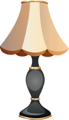 Modern Table Lamp Vector Design