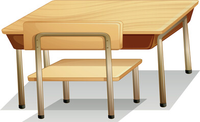 Modern Table and Chair Vector Design