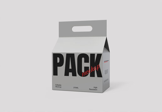 Take Away Food Packaging Mockup