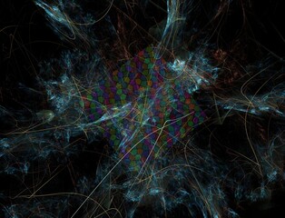 Imaginatory fractal abstract background Image