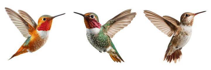 Obraz premium Set of Yellow bird with black spots perched on a small branch transparent png background. Ai generated