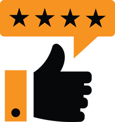 People Giving Rating / Thumbs Up Icon