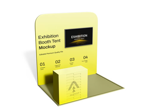Exhibition Booth Tent Mockup