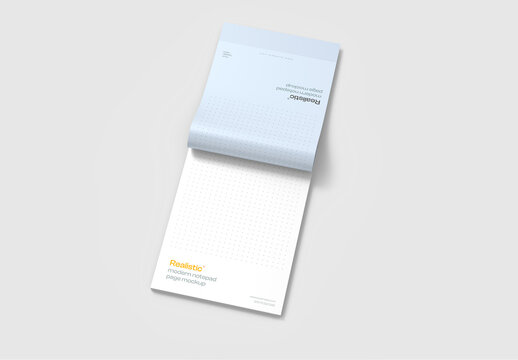 Spiral Bound Notebook Mockup