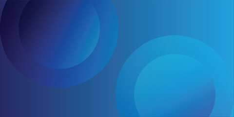 Abstract Blue Circles Gradient Background for Modern Technology, Design, and Creative Projects