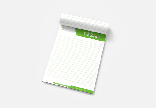 Statiopnery Notepad Mockup