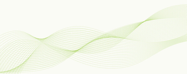 abstract green wave background