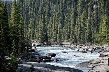 Mistaya canyon, Banff, Alberta, Canada © Miguel