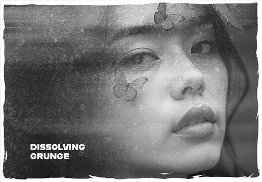 Dissolving Grunge Photo Effect