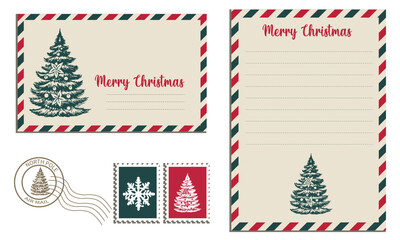 christmas postage stamps