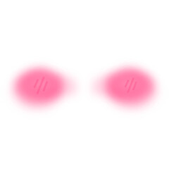 Illustration icon of pink blush on cheeks resembling the effect of a shy, cute, adorable face in anime or cartoon style. Comics, stickers, T-shirts, mugs, banners, posters.