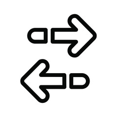 Exchange or Transfer Arrows Icon