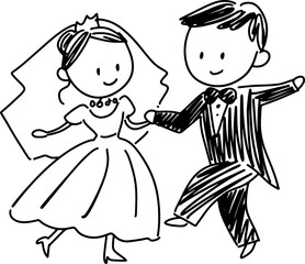 귀여운 신랑신부