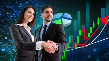 MANI E GRAFICI DI BORSA IN ECONOMIA