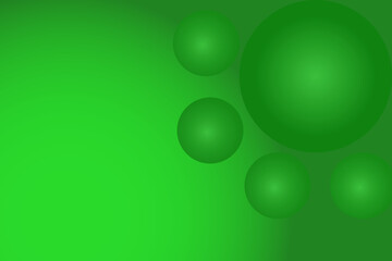 Golden Abstract Gradient Sphere Background green