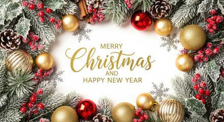 Joyful christmas celebration festive home decor greeting card design cozy indoor environment close-up viewpoint holiday spirit and cheer