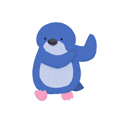 ペンギンのイラスト（コビトペンギン）