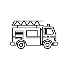 Dump Truck Silhouette Icon – Construction Loader Vehicle Vector Design