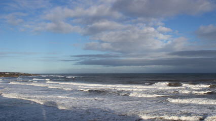 Obraz premium Winter Waves in the North Sea