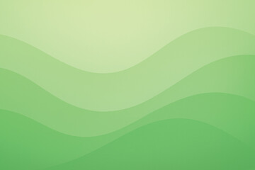Smooth Green Wave Gradient Backdrop for Business Slide Templates