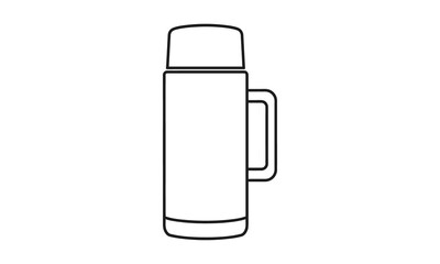 thermos bottle outline icon