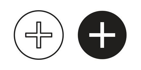 Hospital sign icons vector collection for web designs. flat icons