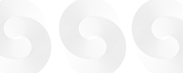 White geometric abstract background overlapping layers on bright space with line effect decoration. Circle style concept modern graphic design element for banner, flyer, card.Eps10