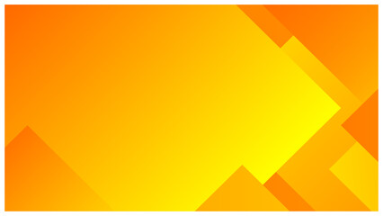 シンプルな四角形のビジネス系グラデーション背景 オレンジ