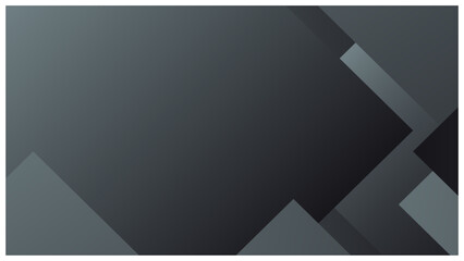 シンプルな四角形のビジネス系グラデーション背景 黒