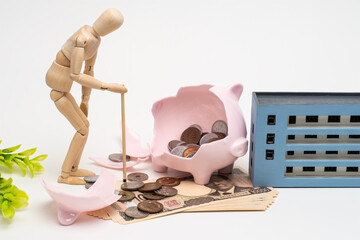 老後と老人ホームと費用のイメージ