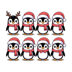 Festive christmas design with red green blue and yellow accents