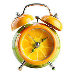 Alarm Clock PNG Isolated on Transparent Background