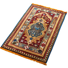 Folded Prayer Mat PNG Isolated on Transparent Background