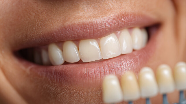 Dental shade selection process for cosmetic dentistry procedure