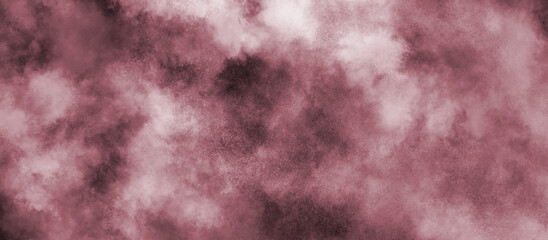 red and white watercolor abstract background. hand painted texture with stains. smoke effect with fog clouds.