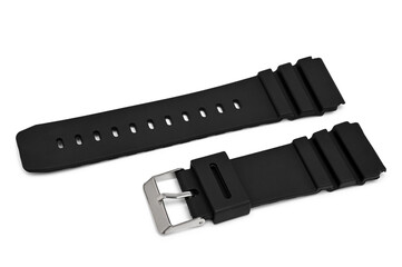 Black watch strap