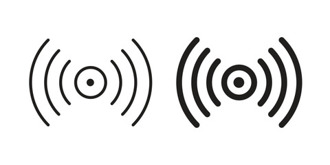 Sensor icon designs collection for mobile, ui, web.