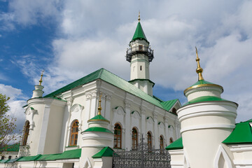 The building of the Al-Marjani Mosque in Kazan