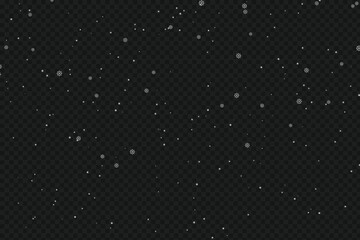 Sparkling Light Particles Overlay — Star Dust Glitter Transparent Background