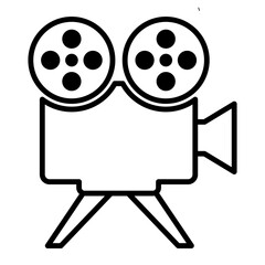 The Projector with two film rolls