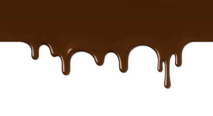 垂れるチョコレート イラスト リアル