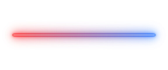 Neon gradient glow line. Red to blue luminous strip. Soft horizontal highlight bar