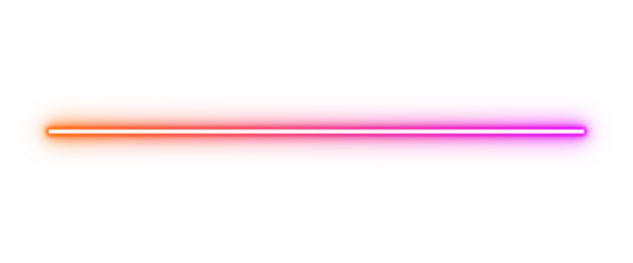 Neon gradient glow line
