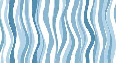 Abstract background with vertical wavy lines in various shades of blue, creating a sense of movement and fluidity like water currents.