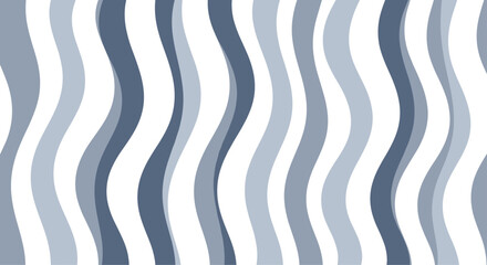 Monochromatic abstract background design with flowing vertical wavy lines in various shades of cool, muted grey-blue colors.